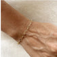 18k Gold Filled Short Link Paperclip Bracelet - Reed House of Jewels