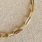 18k Gold Filled Short Link Paperclip Bracelet - Reed House of Jewels