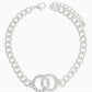 Silver Linked Ring Stone Anklet - Reed House of Jewels