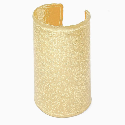 Long Gold Hammered Bracelet Cuff - Reed House of Jewels