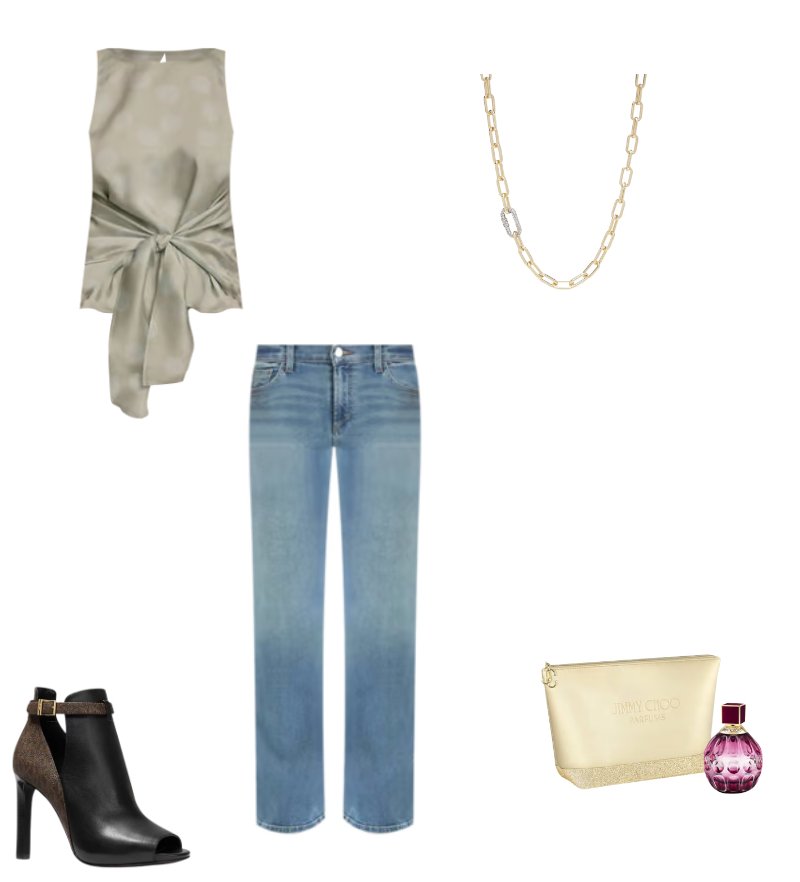 Gold Tone Pavé Crystal Chunky Link Necklace - Reed House of Jewels