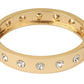 Gold and Rhinestone Hinge Bangle - Reed House of Jewels