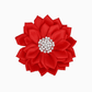 Red Flower Pearl Lapel Brooch - Reed House of Jewels