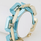Two Toned Link Chain Bracelet - Teal - Reed House of Jewels