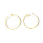 Open Hoop Clip - On Earrings - Reed House of Jewels