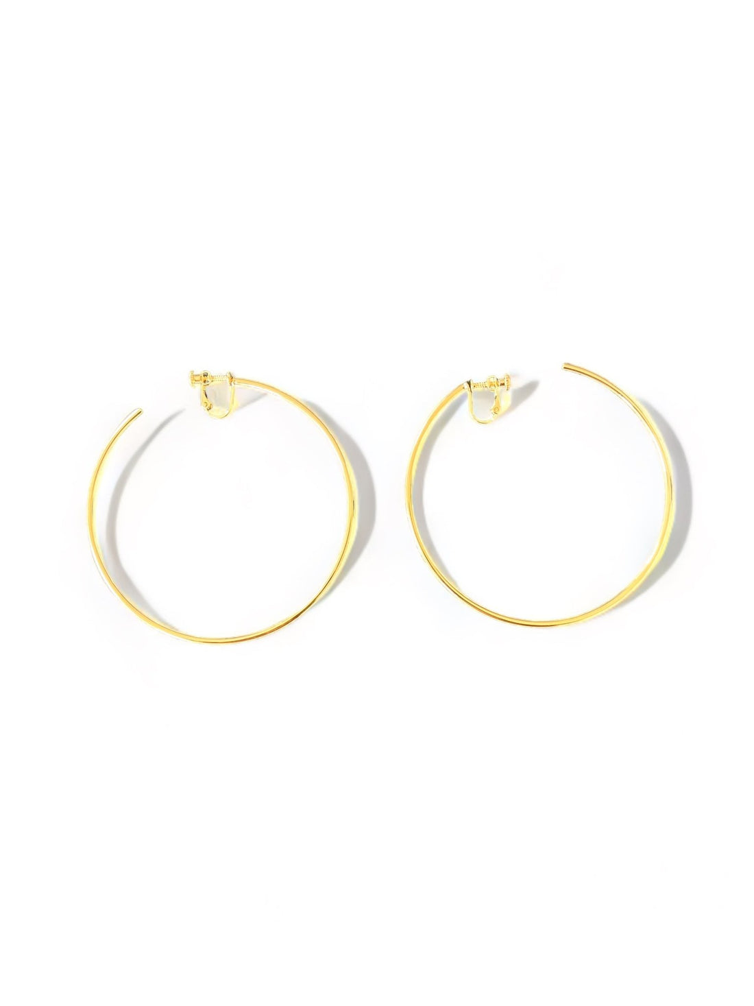 Open Hoop Clip - On Earrings - Reed House of Jewels