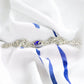 Cultured Sea Glass Linked Bracelet - Cobalt Blue - Reed House of Jewels