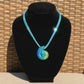 Mermaid Jewels Multi-Strand Teal Crystal Nautilus Shell Necklace