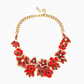 Red Crystral Floral Necklace - Reed House of Jewels