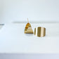 Brass Scoop Earrings - Reed House of Jewels