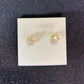 Starburst Gold Tone and Crystal Earrings - Reed House of Jewels