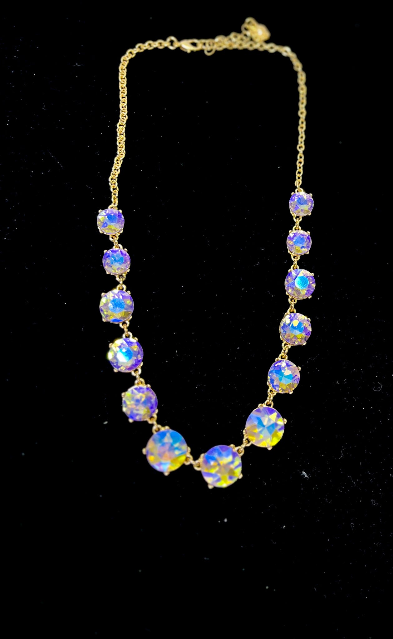 Purple Round Crystal Necklace - Reed House of Jewels