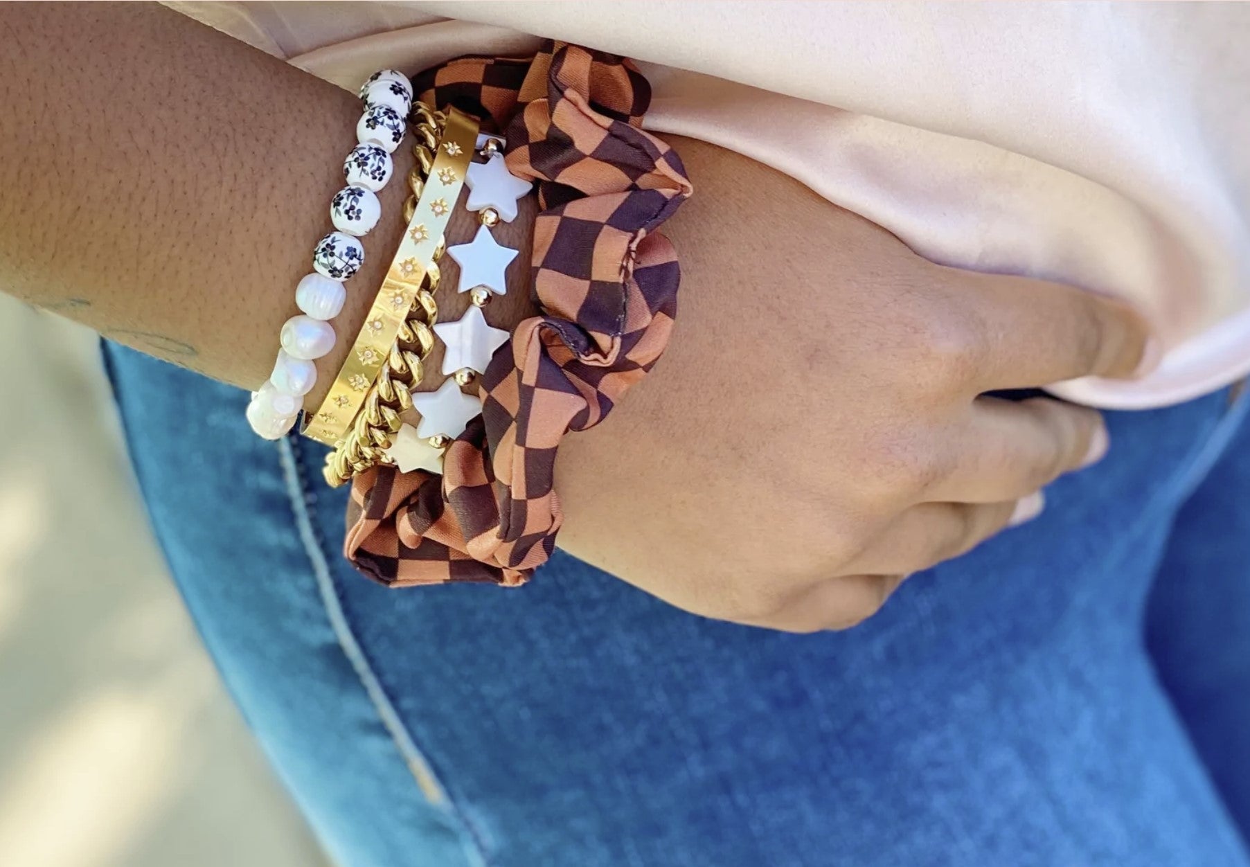 Gold Tone Cuban Chain Bracelet - Reed House of Jewels