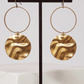 Double Circle Geometric Earrings