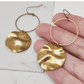 Double Circle Geometric Earrings